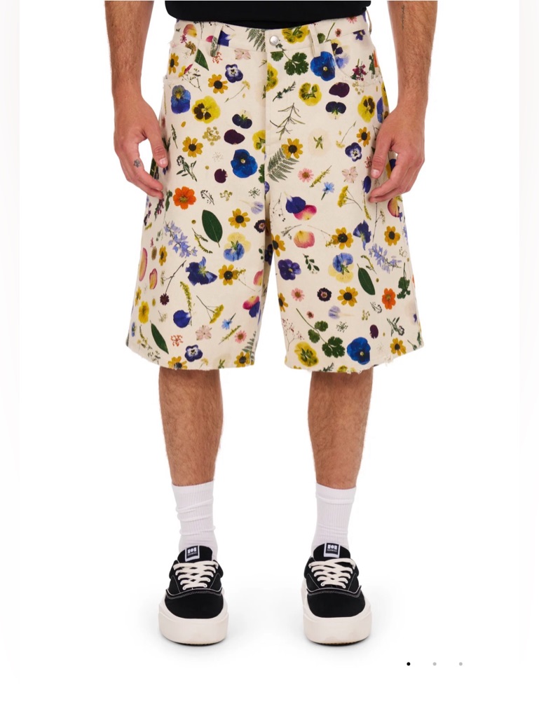 Nahmias Floral Baggy 5 Pocket Shorts Nwt 0736